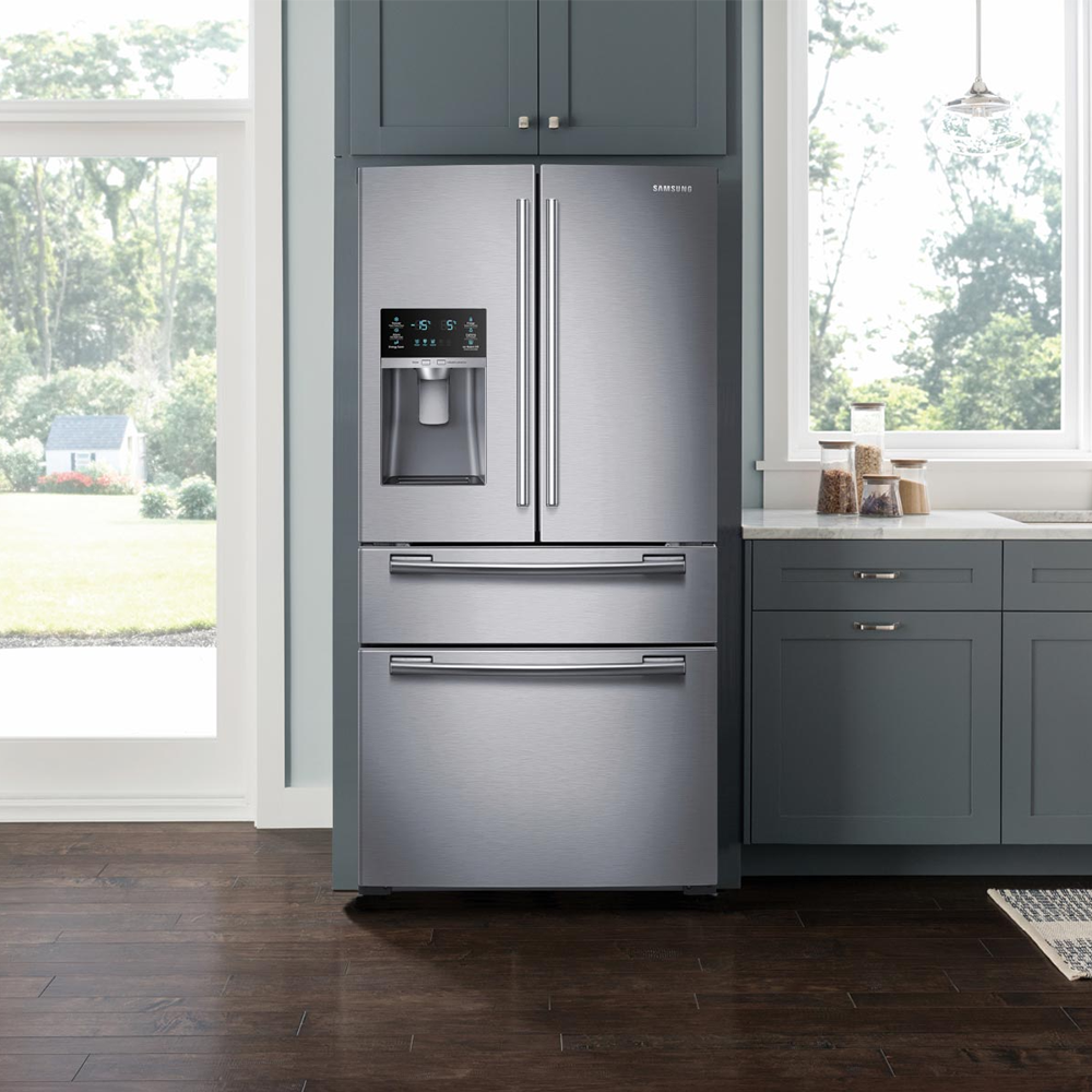 Samsung 25 cu. ft. 4-Door Digital Inverter French Style Refrigerator ...